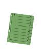 Trennblatt A4 durchgefrbt grn Kraftkarton Druck sw 100er Pack